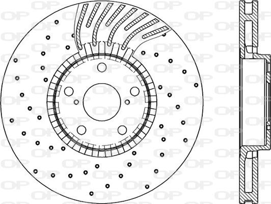 OPEN PARTS Тормозной диск BDRS2284.25